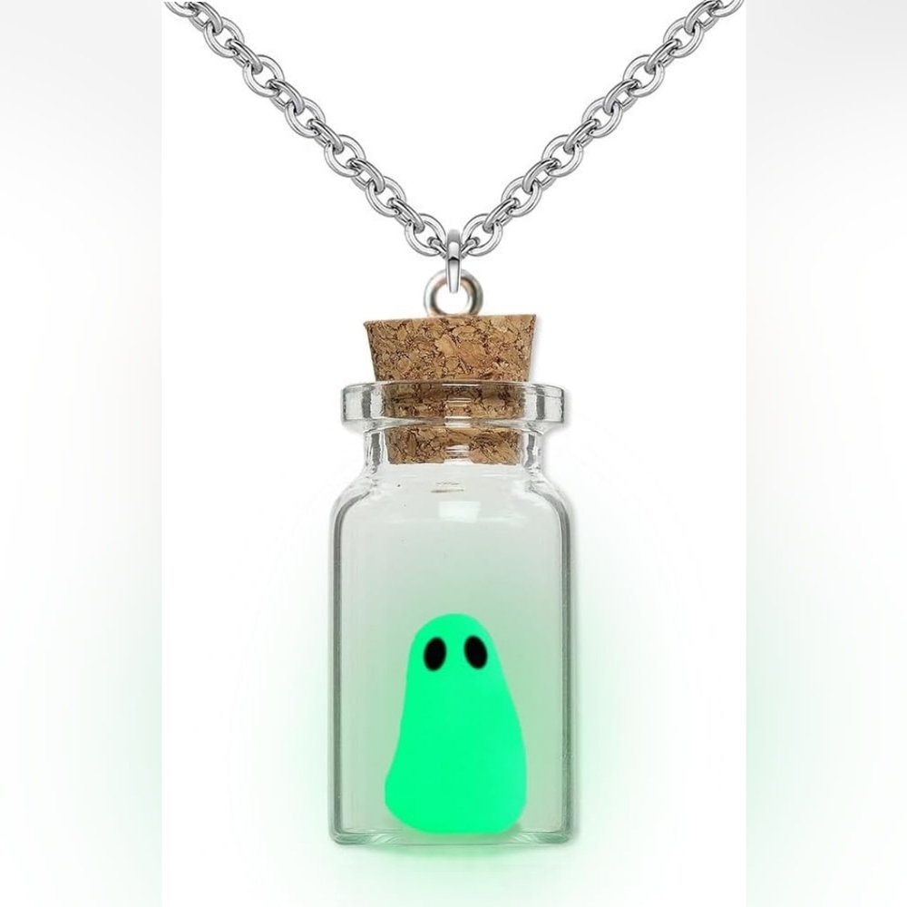Glow in the Dark Ghost Necklace
